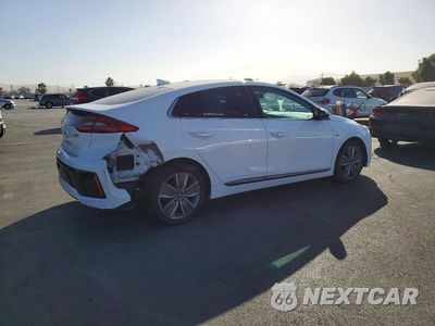 Trzecie zdjęcie samochodu z tyłu: 2017 HYUNDAI IONIQ LIMITED VIN:KMHC85LC5HU051745 - miniatura