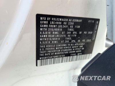 Zdjęcie 13 z 13 samochodu: 2016 VOLKSWAGEN TIGUAN S VIN:WVGBV7AX7GW019193 - miniatura