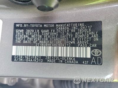 Zdjęcie 12 z 12 samochodu: 2017 TOYOTA COROLLA LE VIN:2T1BURHE4HC904212 - miniatura