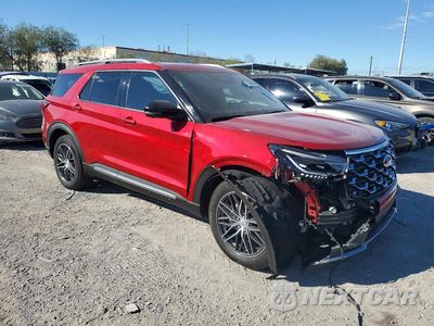 Czwarte zdjęcie samochodu z boku: 2025 FORD EXPLORER PLATINUM VIN:1FMUK7HH2SGB92347 - miniatura