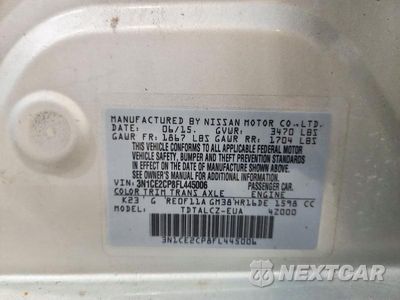 Zdjęcie 12 z 12 samochodu: 2015 NISSAN VERSA NOTE S PLUS VIN:3N1CE2CP8FL445006 - miniatura