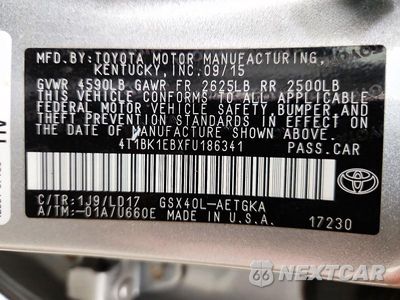 Zdjęcie 13 z 13 samochodu: 2015 TOYOTA AVALON XLE VIN:4T1BK1EBXFU186341 - miniatura