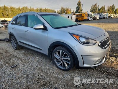 Czwarte zdjęcie samochodu z boku: 2017 KIA NIRO EX TOURING VIN:KNDCE3LC8H5078790 - miniatura