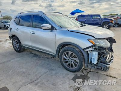 Czwarte zdjęcie samochodu z boku: 2016 NISSAN ROGUE SL VIN:5N1AT2MT0GC862165 - miniatura