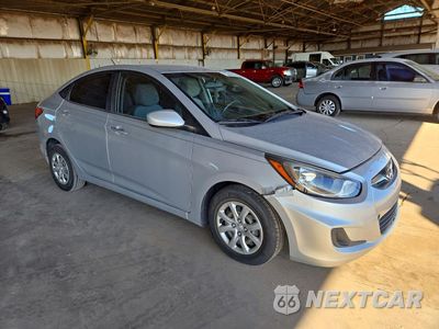 Czwarte zdjęcie samochodu z boku: 2014 HYUNDAI ACCENT GLS VIN:KMHCT4AE1EU742585 - miniatura