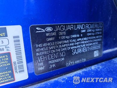 Zdjęcie 12 z 12 samochodu: 2017 JAGUAR XE PRESTIGE VIN:SAJAK4BV1HA966590 - miniatura