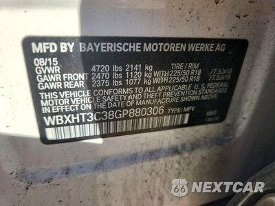 Zdjęcie 14 z 14 samochodu: 2016 BMW X1 XDRIVE28I VIN:WBXHT3C38GP880306 - miniatura