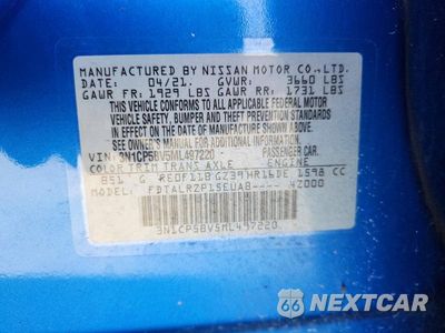 Zdjęcie 12 z 12 samochodu: 2021 NISSAN KICKS S VIN:3N1CP5BV5ML497220 - miniatura