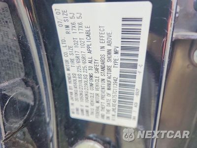 Zdjęcie 13 z 13 samochodu: 2007 HONDA CR-V EXL VIN:JHLRE48757C113942 - miniatura