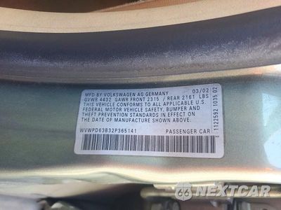 Zdjęcie 12 z 12 samochodu: 2002 VOLKSWAGEN PASSAT GLS VIN:WVWPD63B32P365141 - miniatura