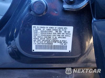 Zdjęcie 13 z 13 samochodu: 2004 HONDA PILOT EXL VIN:2HKYF18754H568858 - miniatura