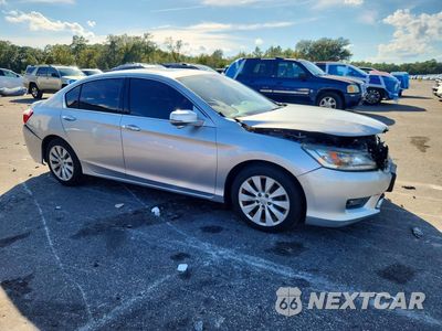 Czwarte zdjęcie samochodu z boku: 2015 HONDA ACCORD TOURING VIN:1HGCR3F9XFA005656 - miniatura