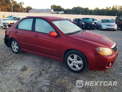 Czwarte zdjęcie samochodu z boku: 2008 KIA SPECTRA VIN:KNAFE121385017300 - miniatura