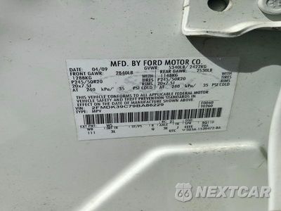 Zdjęcie 13 z 13 samochodu: 2009 FORD EDGE LIMITED VIN:2FMDK39C79BA86229 - miniatura