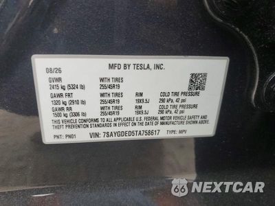 Zdjęcie 13 z 13 samochodu: 2026 TESLA MODEL Y VIN:7SAYGDED5TA758617 - miniatura