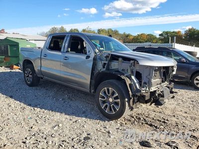Czwarte zdjęcie samochodu z boku: 2023 CHEVROLET SILVERADO K1500 LT-L VIN:3GCPDKEK9PG267619 - miniatura