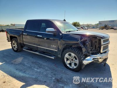 Czwarte zdjęcie samochodu z boku: 2015 CHEVROLET SILVERADO K1500 LTZ VIN:3GCUKSECXFG192381 - miniatura