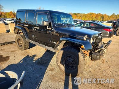 Czwarte zdjęcie samochodu z boku: 2011 JEEP WRANGLER UNLIMITED SPORT VIN:1J4HA3H12BL615417 - miniatura