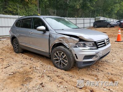 Czwarte zdjęcie samochodu z boku: 2021 VOLKSWAGEN TIGUAN SE VIN:3VV3B7AX8MM121102 - miniatura