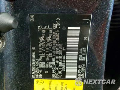 Zdjęcie 13 z 13 samochodu: 2006 LEXUS RX 330 VIN:JTJHA31U160106031 - miniatura