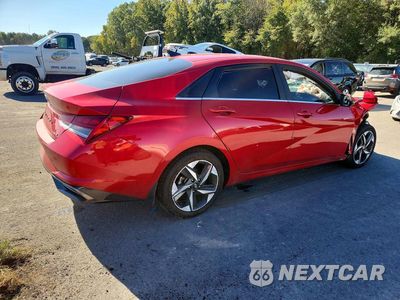Trzecie zdjęcie samochodu z tyłu: 2023 HYUNDAI ELANTRA LIMITED VIN:5NPLP4AG3PH107665 - miniatura