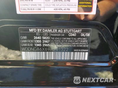 Zdjęcie 12 z 12 samochodu: 2009 MERCEDES-BENZ S 550 4MATIC VIN:WDDNG86X69A241322 - miniatura