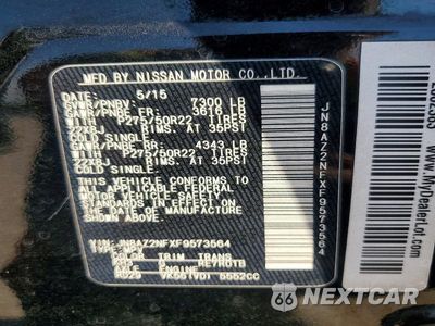 Zdjęcie 13 z 13 samochodu: 2015 INFINITI QX80 VIN:JN8AZ2NFXF9573564 - miniatura