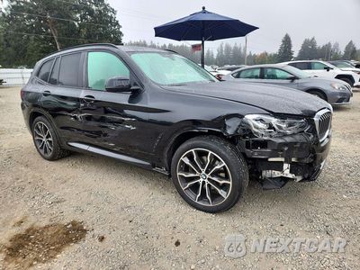 Czwarte zdjęcie samochodu z boku: 2022 BMW X3 XDRIVE30I VIN:5UX53DP03N9L86585 - miniatura