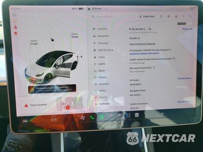 Zdjęcie 9 z 12 samochodu: 2020 TESLA MODEL 3 VIN:5YJ3E1EAXLF599095 - miniatura