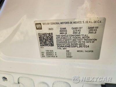 Zdjęcie 14 z 14 samochodu: 2023 CHEVROLET EQUINOX LS VIN:3GNAXHEG5PL267014 - miniatura