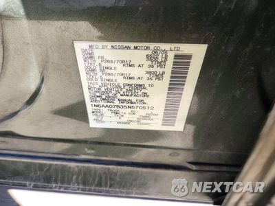 Zdjęcie 12 z 12 samochodu: 2005 NISSAN TITAN VIN:1N6AA07B35N570512 - miniatura