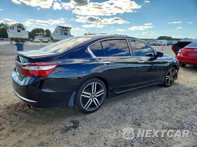 Trzecie zdjęcie samochodu z tyłu: 2017 HONDA ACCORD SPORT VIN:1HGCR2F5XHA296864 - miniatura