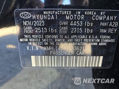 Zdjęcie 12 z 12 samochodu: 2024 HYUNDAI SONATA SEL VIN:KMHL14JA3RA362190 - miniatura