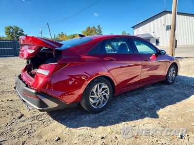Trzecie zdjęcie samochodu z tyłu: 2025 HYUNDAI ELANTRA HYBRID BLUE VIN:KMHLM4DJ5SU168557 - miniatura
