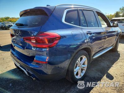 Trzecie zdjęcie samochodu z tyłu: 2020 BMW X3 XDRIVE30I VIN:5UXTY5C07L9D22571 - miniatura
