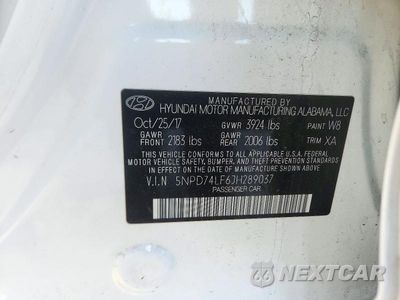 Zdjęcie 12 z 12 samochodu: 2018 HYUNDAI ELANTRA SE VIN:5NPD74LF6JH289037 - miniatura