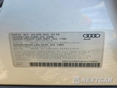 Zdjęcie 13 z 13 samochodu: 2014 AUDI Q5 PREMIUM PLUS VIN:WA1LFAFP0EA079462 - miniatura
