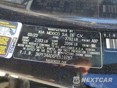 Zdjęcie 13 z 13 samochodu: 2023 KIA FORTE GT LINE VIN:3KPF54AD6PE619787 - miniatura