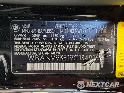 Zdjęcie 12 z 12 samochodu: 2009 BMW 535 XI VIN:WBANV93519C134916 - miniatura