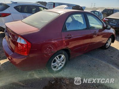 Trzecie zdjęcie samochodu z tyłu: 2003 KIA SPECTRA BASE VIN:KNAFB121135266860 - miniatura