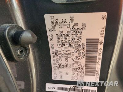 Zdjęcie 12 z 12 samochodu: 2012 TOYOTA TACOMA BASE VIN:5TFNX4CN4CX012311 - miniatura