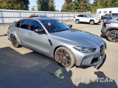 Czwarte zdjęcie samochodu z boku: 2023 BMW M3 COMPETITION VIN:WBS43AY06PFN96637 - miniatura