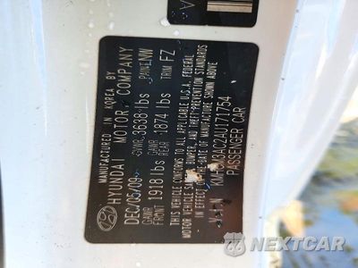 Zdjęcie 12 z 12 samochodu: 2010 HYUNDAI ACCENT GS VIN:KMHCM3AC2AU171754 - miniatura