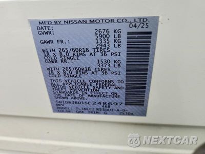 Zdjęcie 13 z 13 samochodu: 2025 NISSAN PATHFINDER ROCK CREEK VIN:5N1DR3BD1SC248697 - miniatura