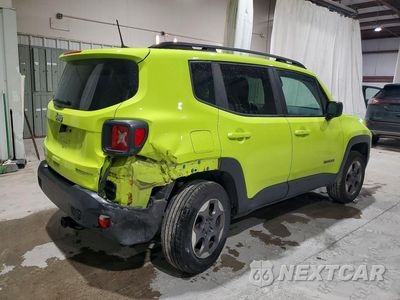 Trzecie zdjęcie samochodu z tyłu: 2018 JEEP RENEGADE SPORT VIN:ZACCJBAB3JPH53247 - miniatura