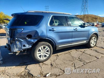 Trzecie zdjęcie samochodu z tyłu: 2018 FORD EXPLORER XLT VIN:1FM5K8D80JGB79014 - miniatura