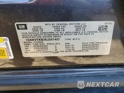 Zdjęcie 13 z 13 samochodu: 2014 GMC ACADIA DENALI VIN:1GKKVTKD2EJ287407 - miniatura
