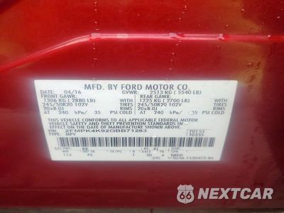 Zdjęcie 13 z 13 samochodu: 2016 FORD EDGE TITANIUM VIN:2FMPK4K92GBB71283 - miniatura