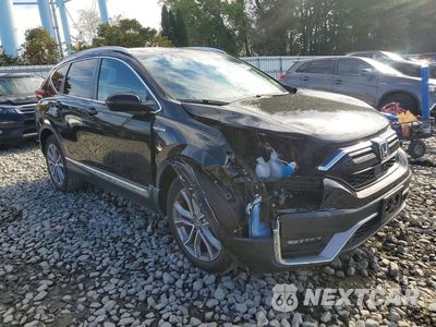 Czwarte zdjęcie samochodu z boku: 2021 HONDA CR-V TOURING VIN:7FART6H99ME032297 - miniatura