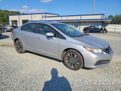 Czwarte zdjęcie samochodu z boku: 2015 HONDA CIVIC EX VIN:19XFB2F83FE044295 - miniatura